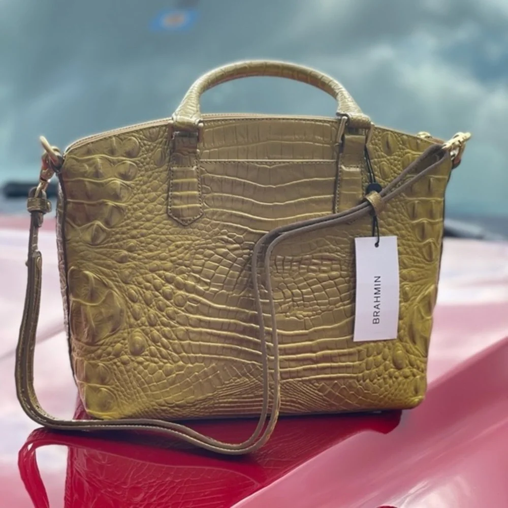 Brahmin M Duxbury Satchel in Artichoke Melbourne